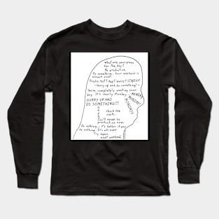 In My Head (white background) Long Sleeve T-Shirt